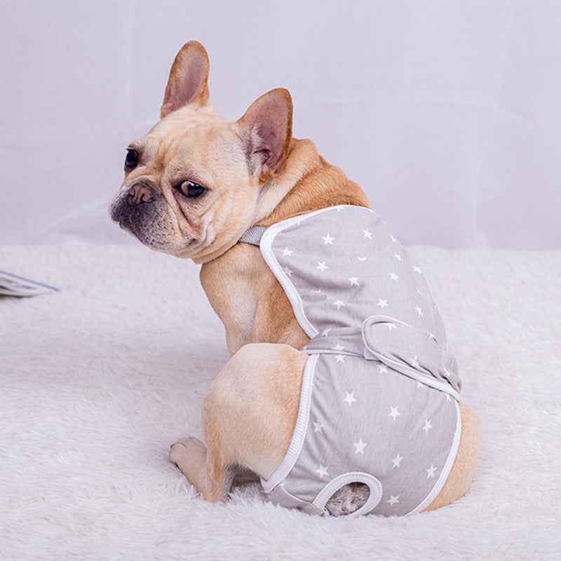Female Teddy corgi Puppy Pug Menstrual Pet Safety Pants by eprolo