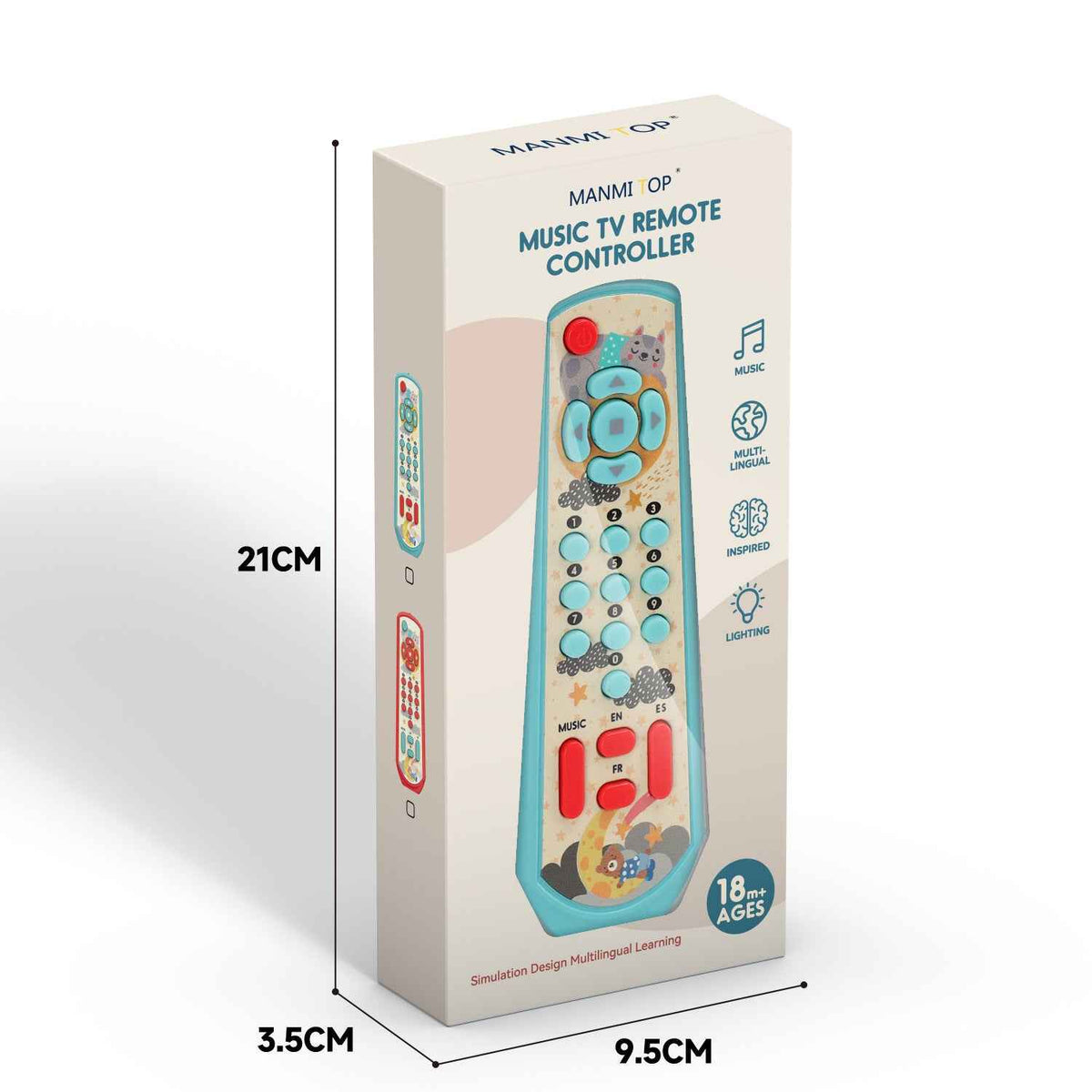 Engaging Educational Baby Remote Control Toy for Early Learning by eprolo