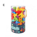 Children's Rainbow Count Early Education Cognitive Toys Montessori Teaching Aids Math Children's Game Set by eprolo
