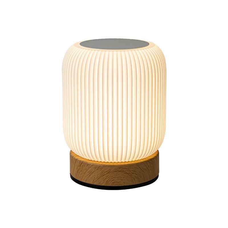 Transform Your Space with the Wood Grain RGB Table Lamp – Remote & Touch Control Bedside Night Light by eprolo