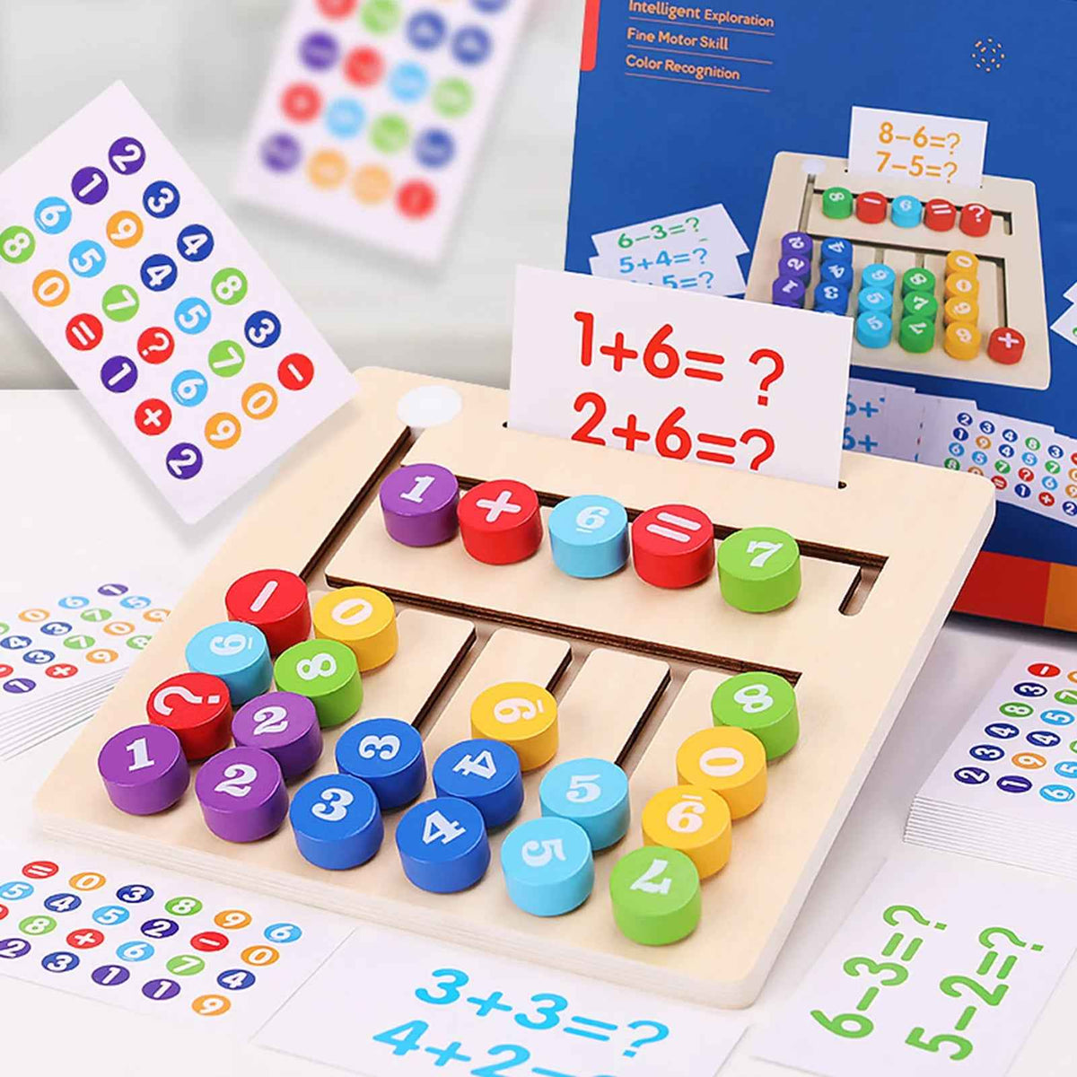 Children's digital maze walking blocks logical thinking puzzle toys early education intelligence development teaching aids by eprolo