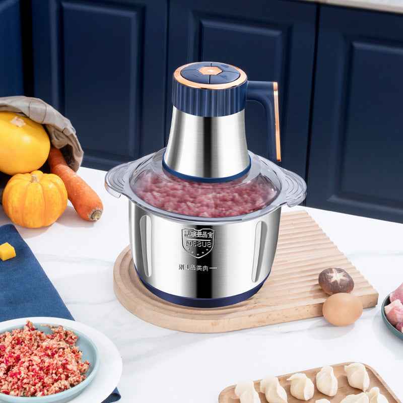 Electric Meat Grinders, 5L Food Processor, Stainless Steel Multifunctional Vegetable Slicer, Kitchen Chopper & Mixer by eprolo