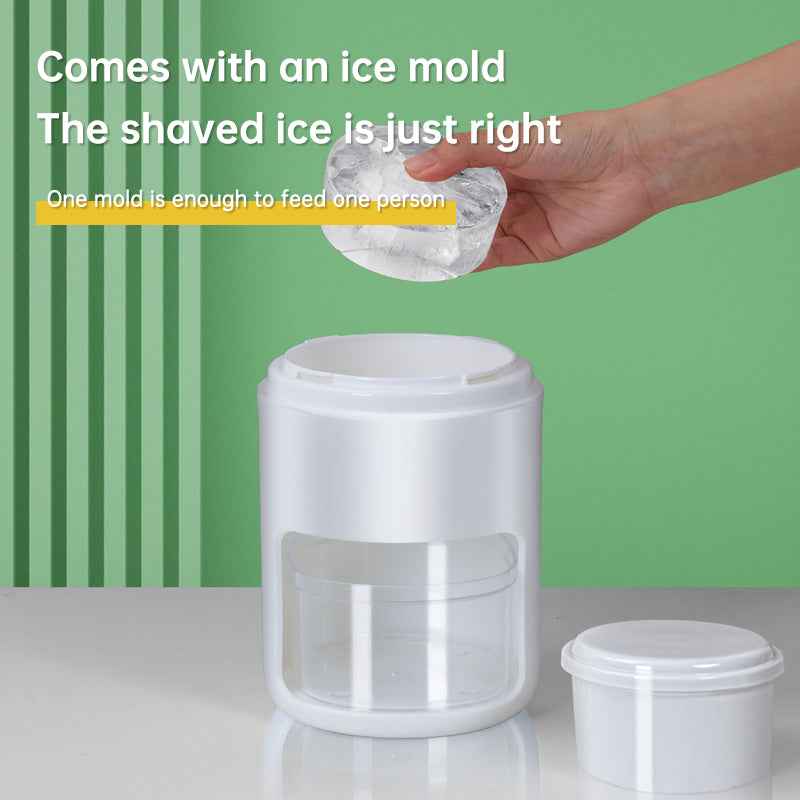 Shaved Ice Household Small Manual Ice Breaker Hand Ice Making Sand Hail Ice Breaking Magic Tool Making Continuous Sand Ice by eprolo