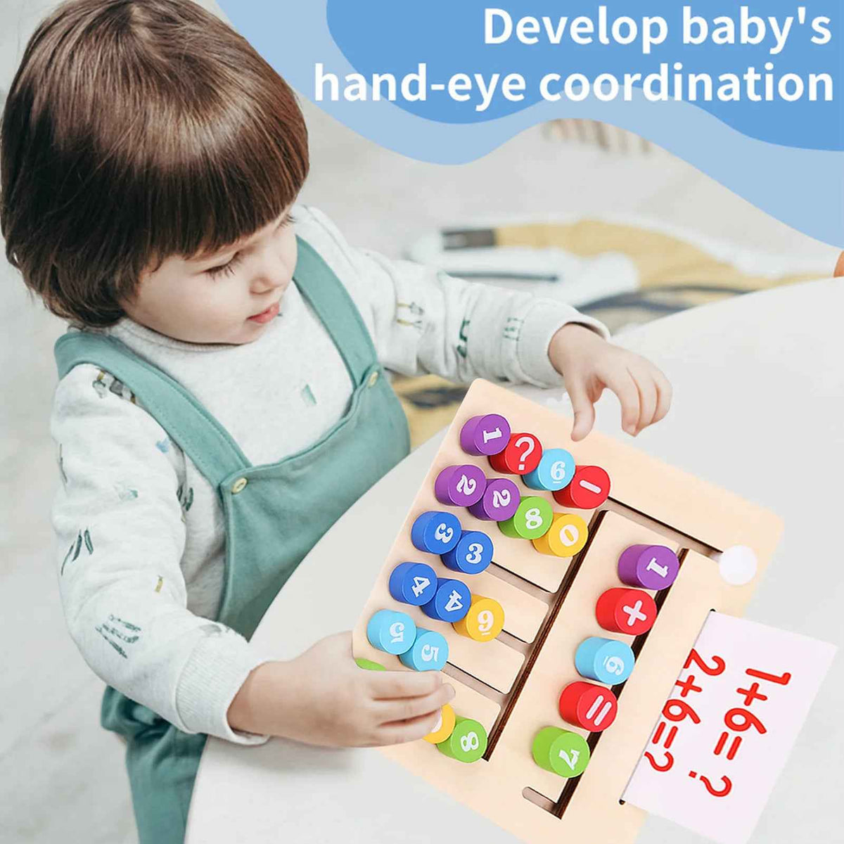 Children's digital maze walking blocks logical thinking puzzle toys early education intelligence development teaching aids by eprolo