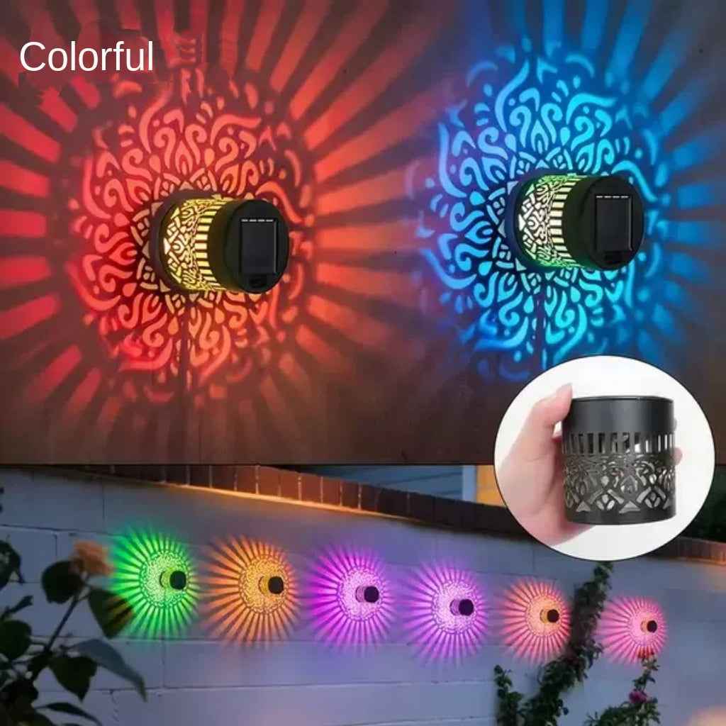 Transform Your Outdoor Space with Our Enchanting Solar Garden Wall Light by eprolo