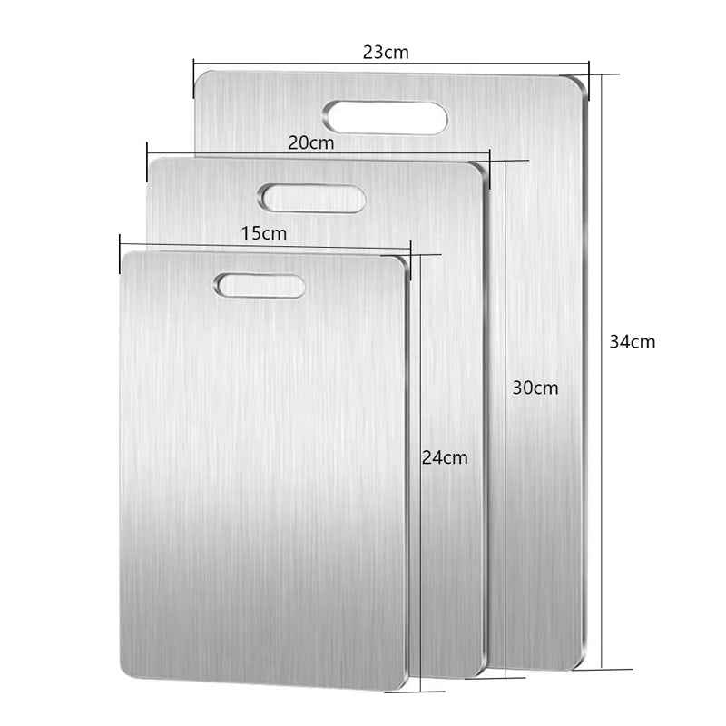Medical - grade Pure Titanium Double - Sided Kitchen Cutting Board. Easy to clean. by eprolo