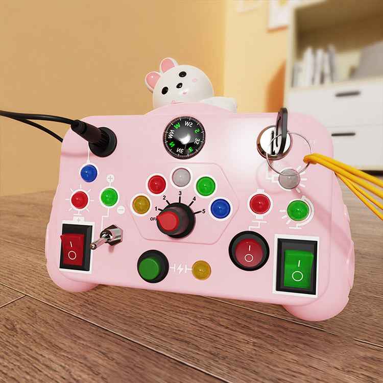 Montessori early childhood education toy Huarongdao LCD display puzzle game machine thinking by eprolo