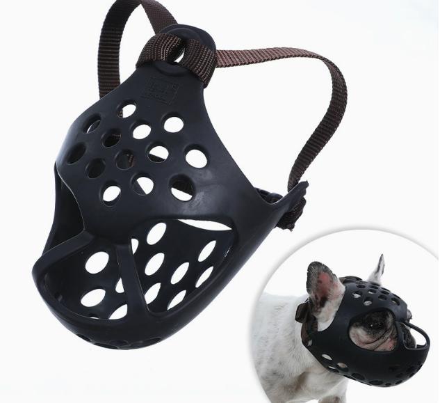 Humble Dog Soft Rubber Short-Muzzle Dog Muzzle for Bull Terrier, English Bulldog, French Bulldog, Pug - Prevents Biting and Eating Randomly by eprolo