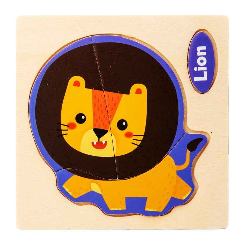 Early Education Puzzle Jitterbug With The Same Children's Educational Animal Enlightenment Cognitive Puzzle Board Toys by eprolo