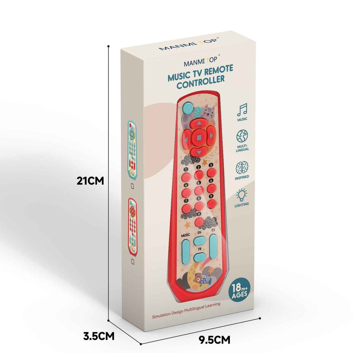 Engaging Educational Baby Remote Control Toy for Early Learning by eprolo