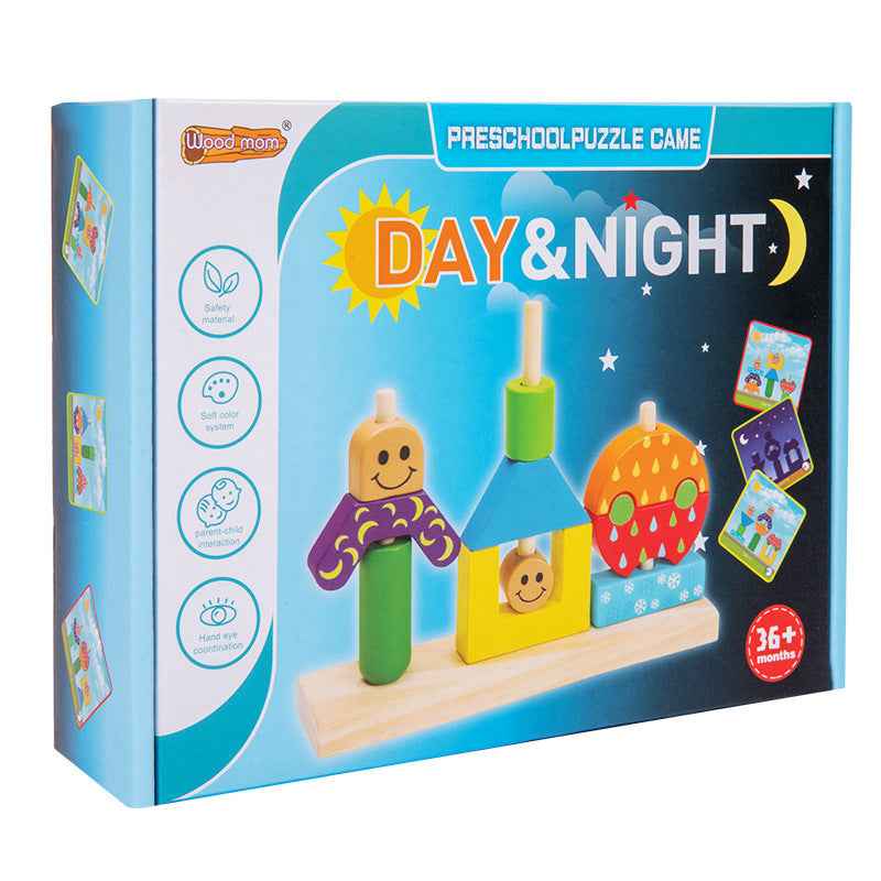 Creative building blocks, children's puzzle board games, kindergarten enlightenment, early education, puzzle toys, gifts by eprolo