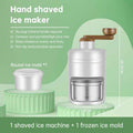 Shaved Ice Household Small Manual Ice Breaker Hand Ice Making Sand Hail Ice Breaking Magic Tool Making Continuous Sand Ice by eprolo