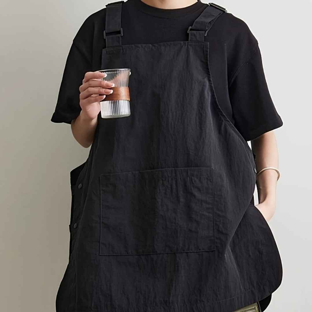 Water-Resistant Unisex Kitchen Apron for Home and Coffee Shop Use by eprolo
