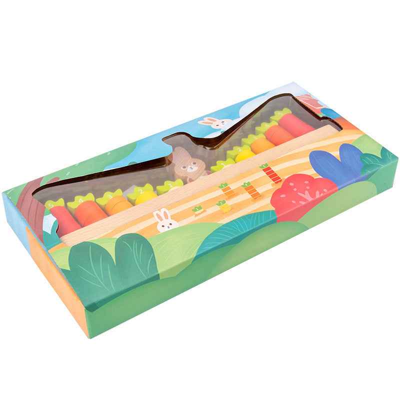 Children's Early Education Puzzle Rabbit Balance Counting And Counting Science Education Number Addition And Subtraction Enlightenment Toys by eprolo