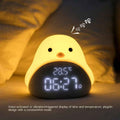Time Bird LED Bedside Night Light, Cartoon Student Quiet Electronic Clock with USB Charging for Bedroom and Dormitory by eprolo
