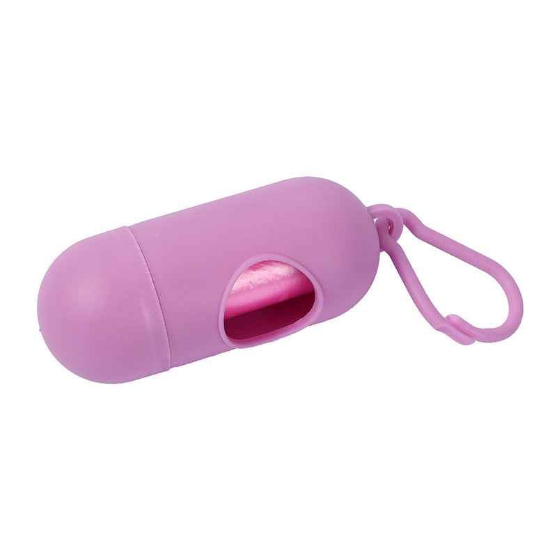 Pet Waste Bag Capsule Dog Waste Box Pill Portable Thickened Poop Bag by eprolo
