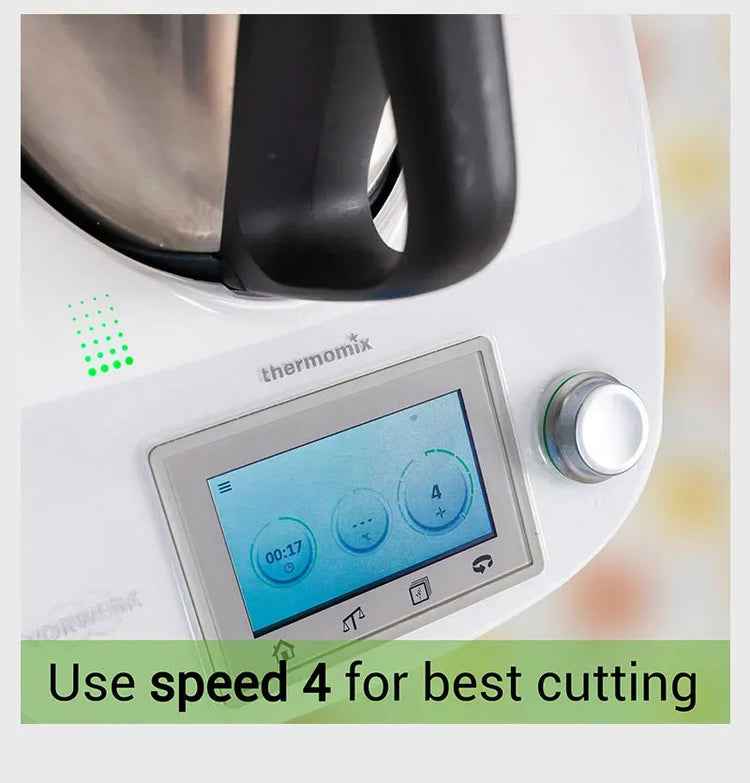 Food Cutter For Thermomix TM5 TM6 Chopper Vegetable Peeler Cooking Masher Slicing Shredding Multifunctional Fine Peeler Set by eprolo