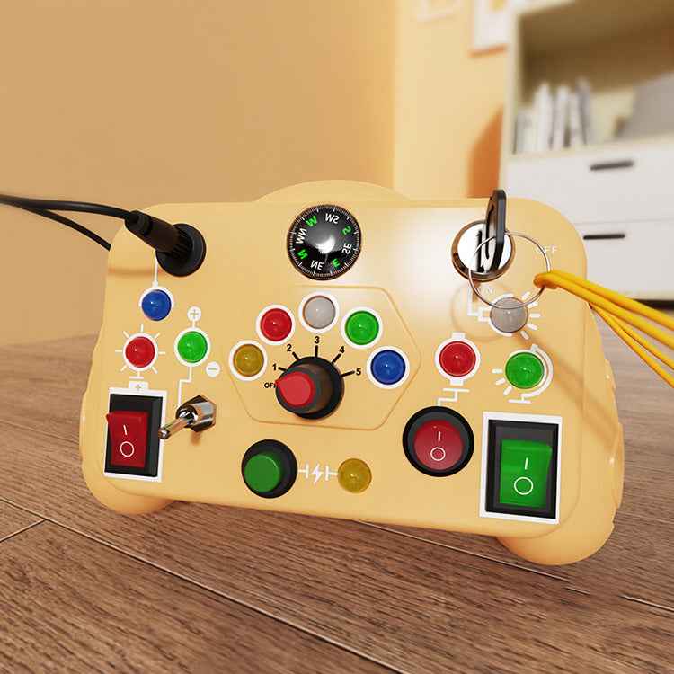 Montessori early childhood education toy Huarongdao LCD display puzzle game machine thinking by eprolo