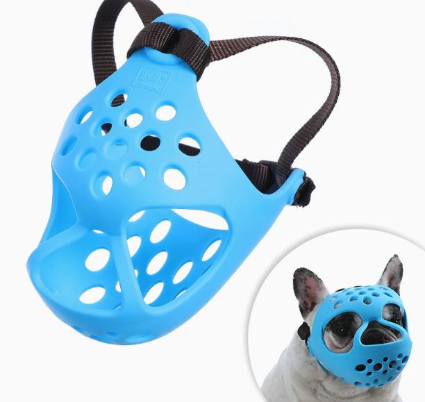 Humble Dog Soft Rubber Short-Muzzle Dog Muzzle for Bull Terrier, English Bulldog, French Bulldog, Pug - Prevents Biting and Eating Randomly by eprolo