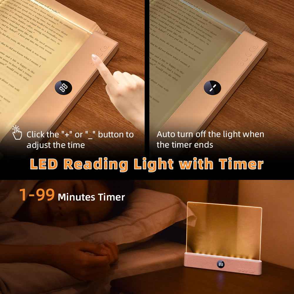 LED Reading Light with Timer – Adjustable Brightness & Three Color Temperatures by eprolo