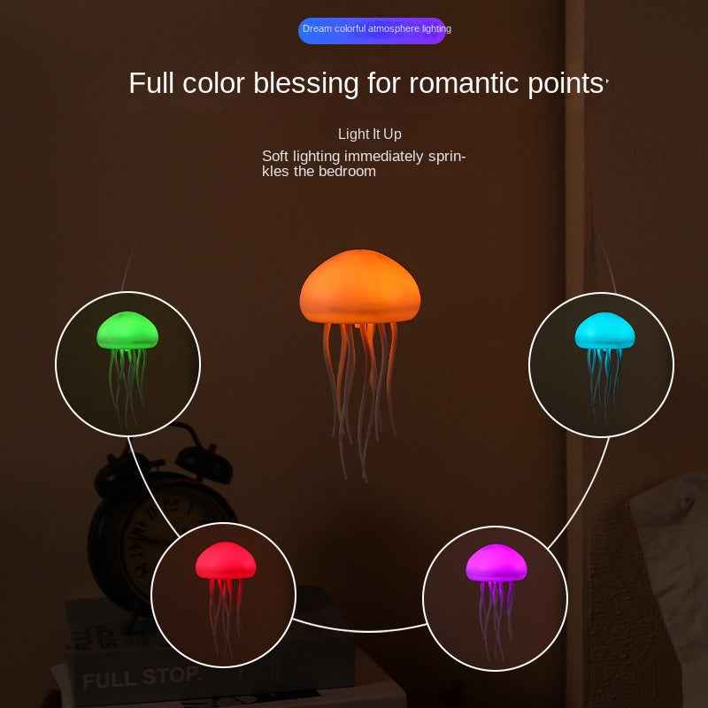 Enchanting Sound-Activated Jellyfish Lamp for a Captivating Ambiance by eprolo