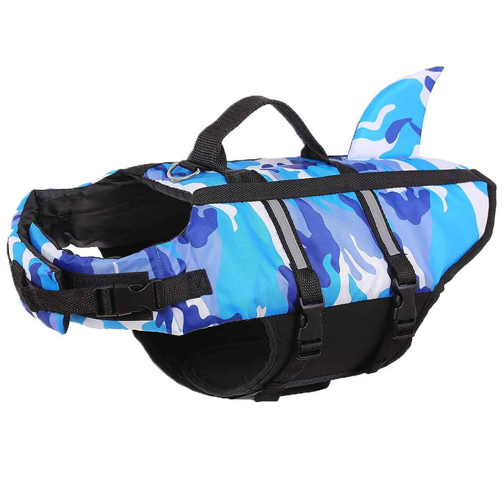 Dog Life Jacket Lightweight Adjustable Velcro Medium to Large Dog Swimwear by eprolo