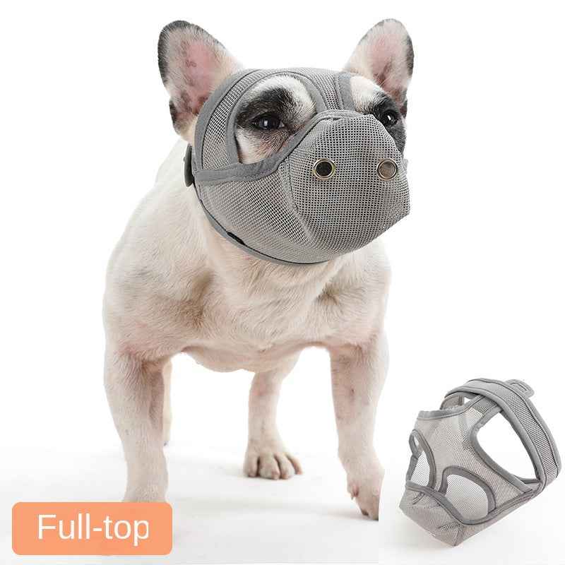 Bullmastiff Mouthguard Flat-Faced Dog Anti-Chew Anti-Bite Drinking Mouthguard by eprolo