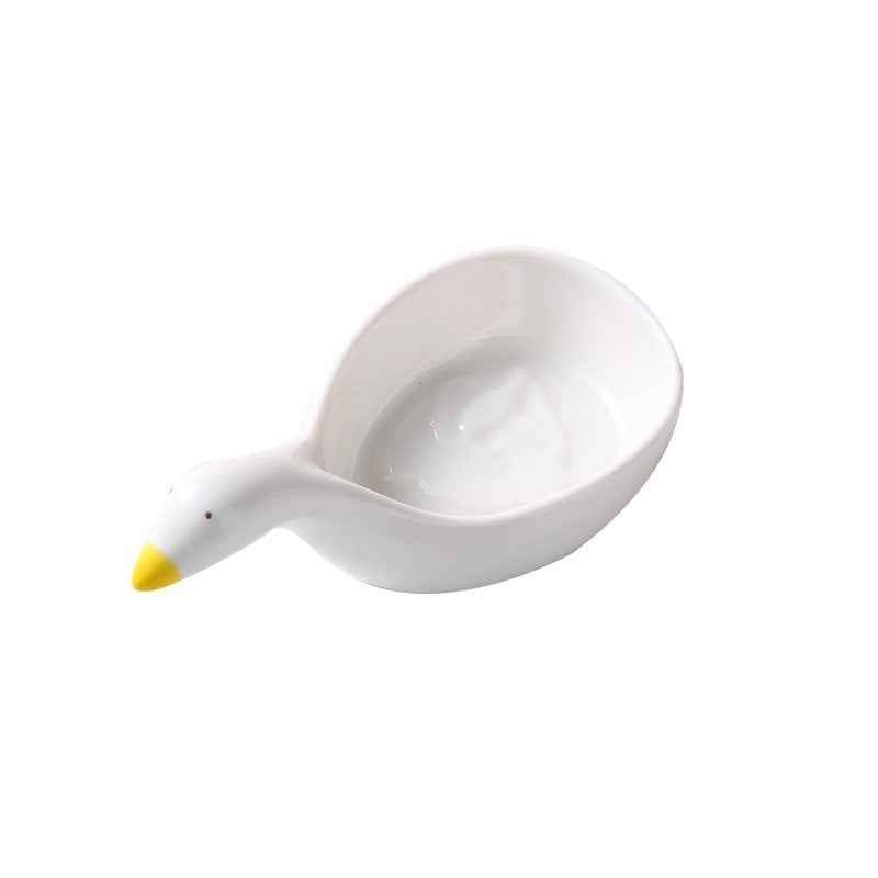 Dish Cute Small Plate for Home Use, Elegant Snack Dish, Korean BBQ Dipping Tray, Vinegar Dish, Mini Dipping Plate by eprolo
