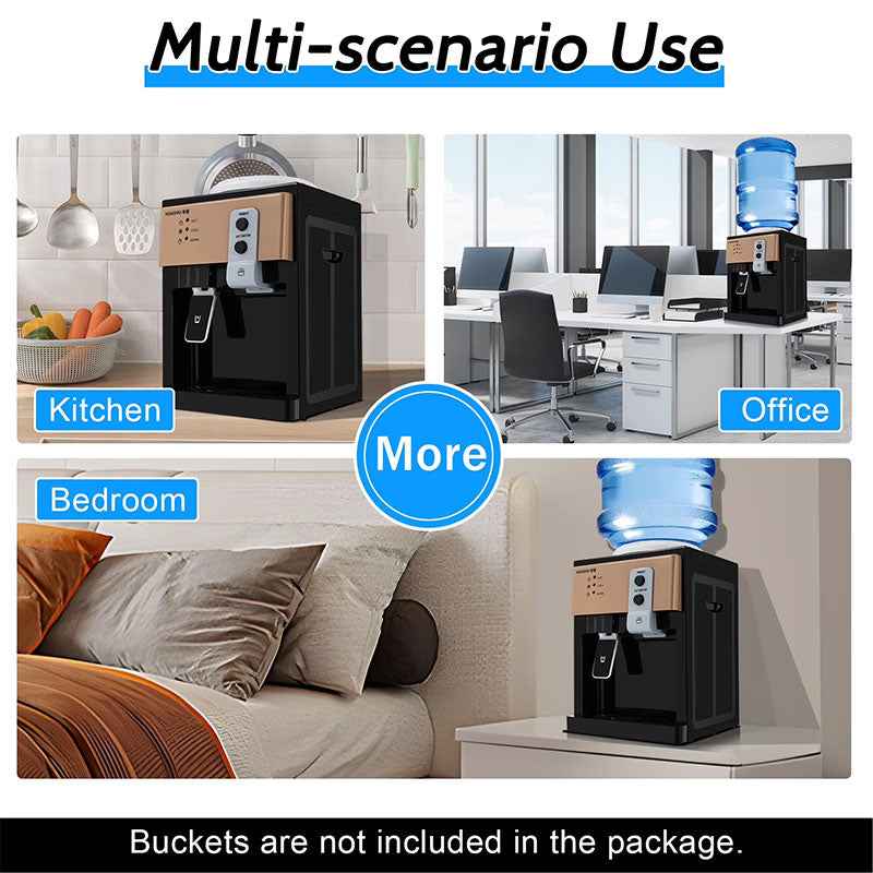 Electric Countertop Water Dispenser 8°C-95°C, Hot Cold Water Cooler for Home Kitchen Office Use by eprolo