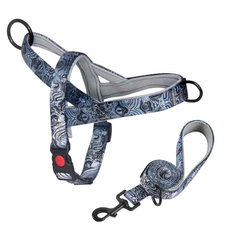 Dog Harness with Anti-Pulling Feature for Medium and Large Breeds, Lab, Golden Retriever, Dog Leash, Dog Chain by eprolo