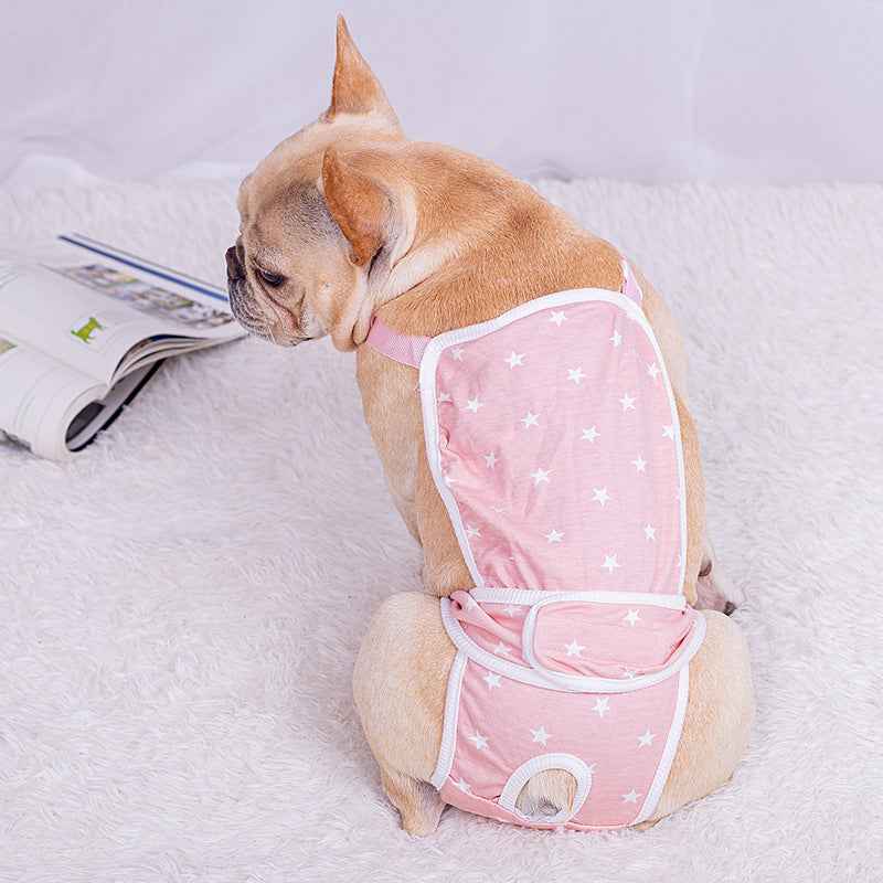 Female Teddy corgi Puppy Pug Menstrual Pet Safety Pants by eprolo