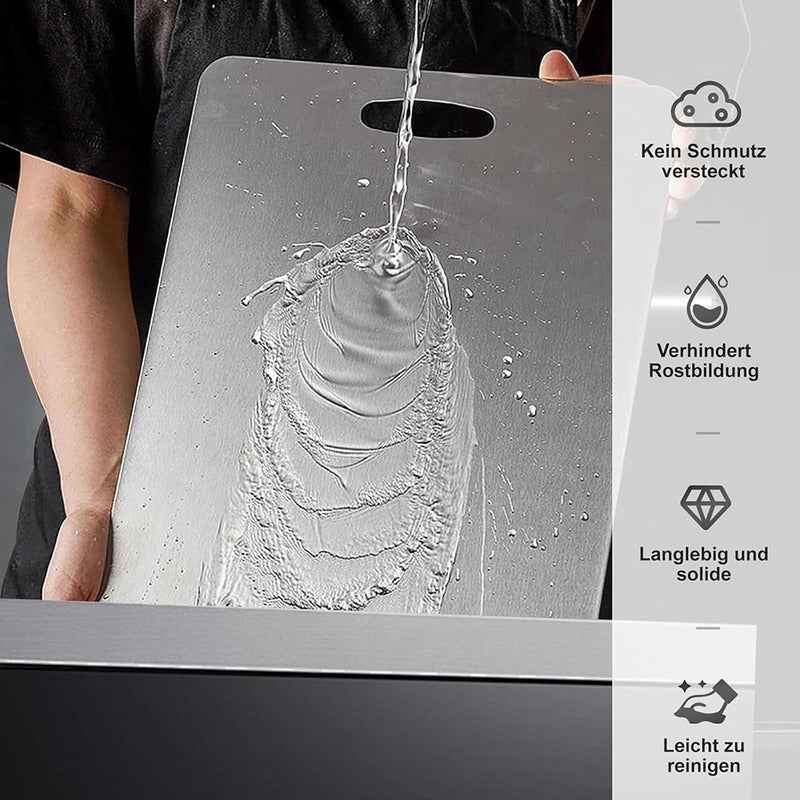 Medical - grade Pure Titanium Double - Sided Kitchen Cutting Board. Easy to clean. by eprolo