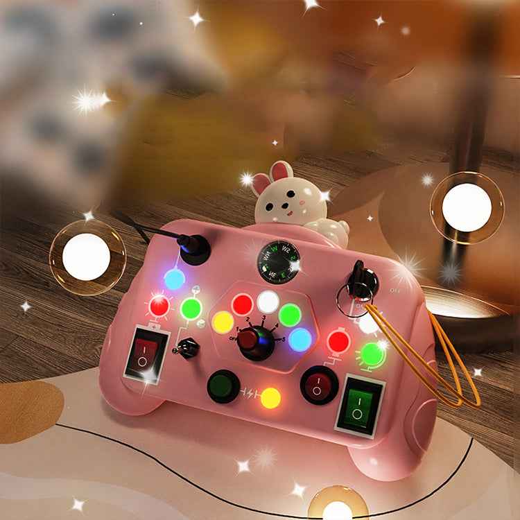 Montessori early childhood education toy Huarongdao LCD display puzzle game machine thinking by eprolo