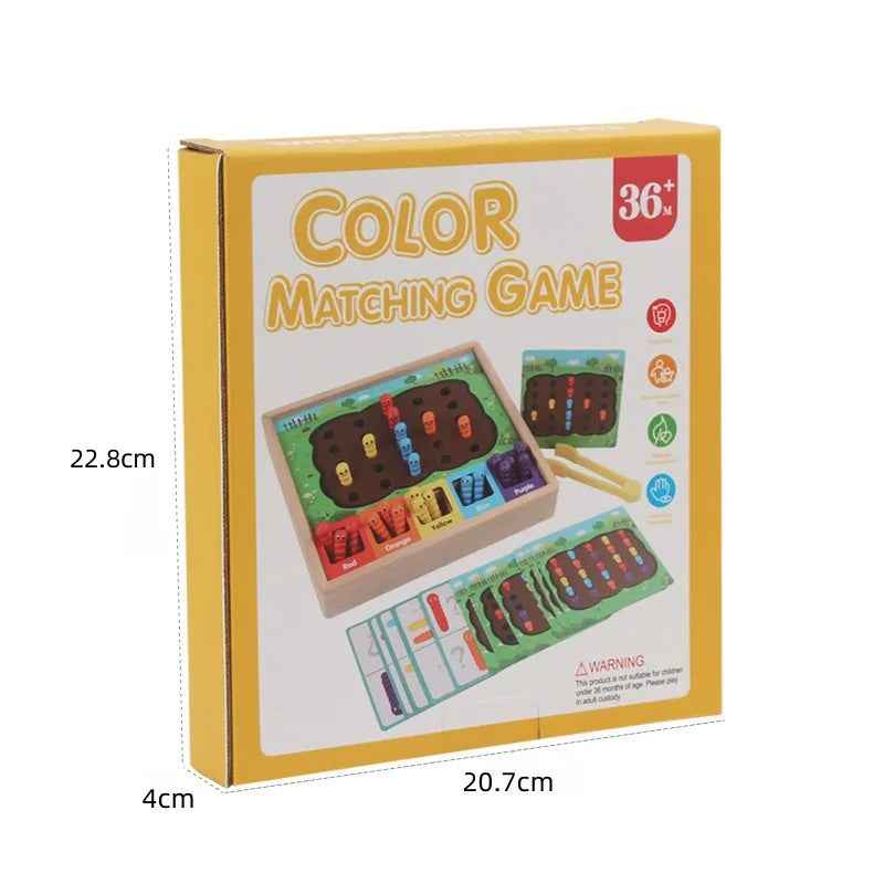 Children's classification insect catching game early education puzzle color classification matching caterpillar game by eprolo
