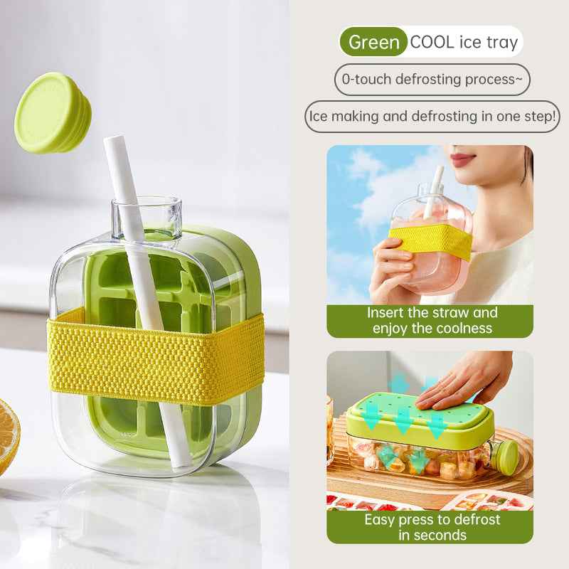 Ice - covered tray; freezer - overflow prevention ice tray by eprolo