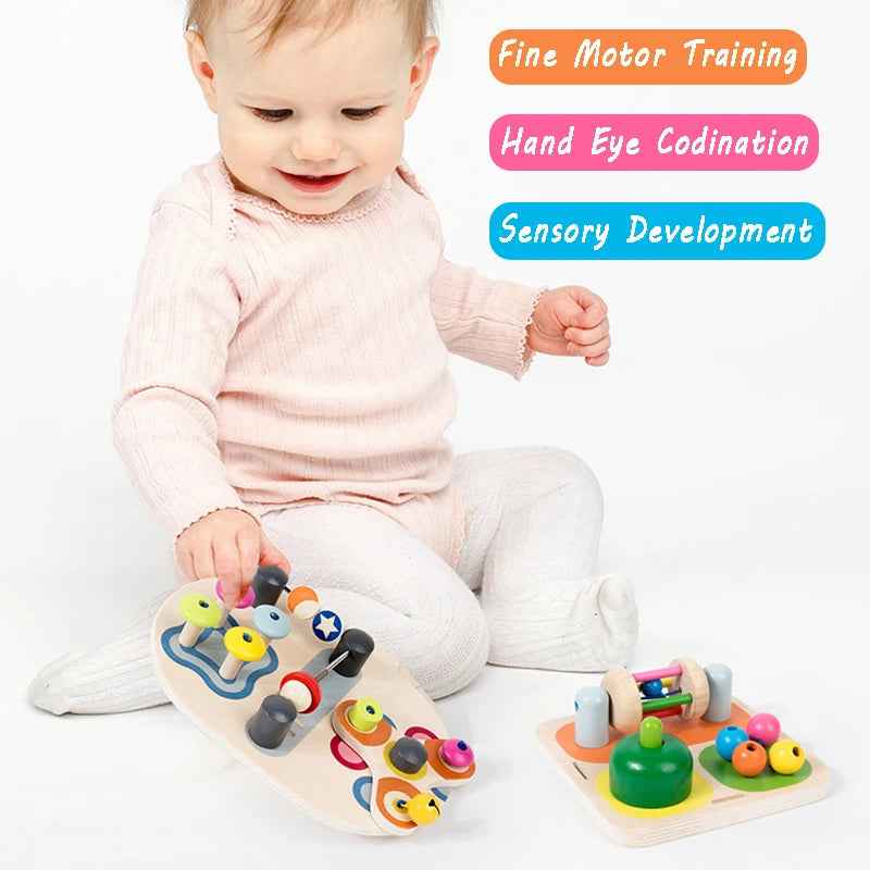 Montessori teaching aids early childhood education boards toys children's senses by eprolo