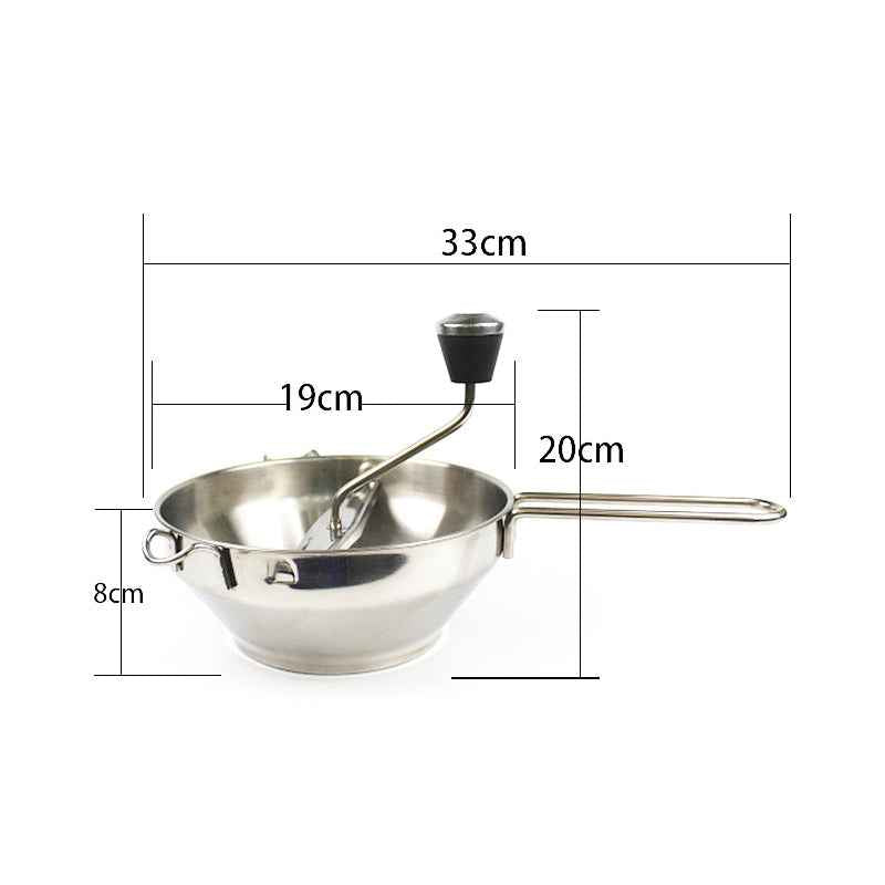 Stainless Steel Food Mixer, Jam Grinder, Potato Masher, Potato Masher, Masher, Vegetable and Fruit Grinder by eprolo