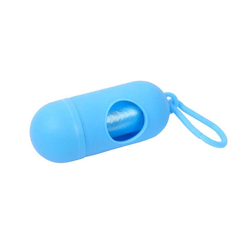 Pet Waste Bag Capsule Dog Waste Box Pill Portable Thickened Poop Bag by eprolo