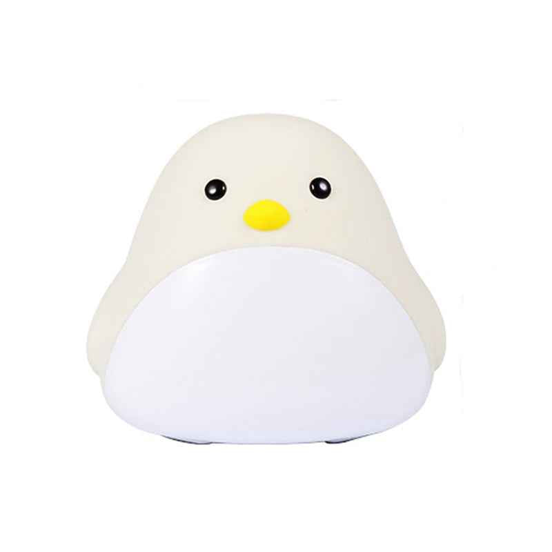 Time Bird LED Bedside Night Light, Cartoon Student Quiet Electronic Clock with USB Charging for Bedroom and Dormitory by eprolo