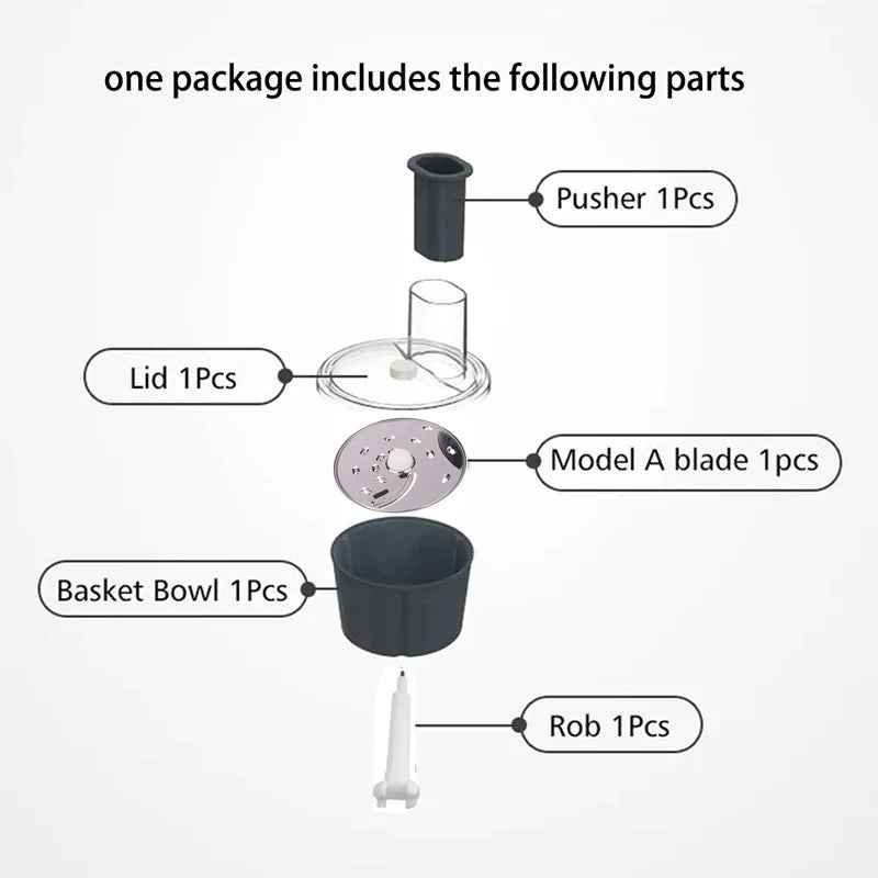 Food Cutter For Thermomix TM5 TM6 Chopper Vegetable Peeler Cooking Masher Slicing Shredding Multifunctional Fine Peeler Set by eprolo
