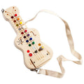 Wooden LED switch light melodic sound optoelectronic guitar busy board children's Montessori early education puzzle toy by eprolo